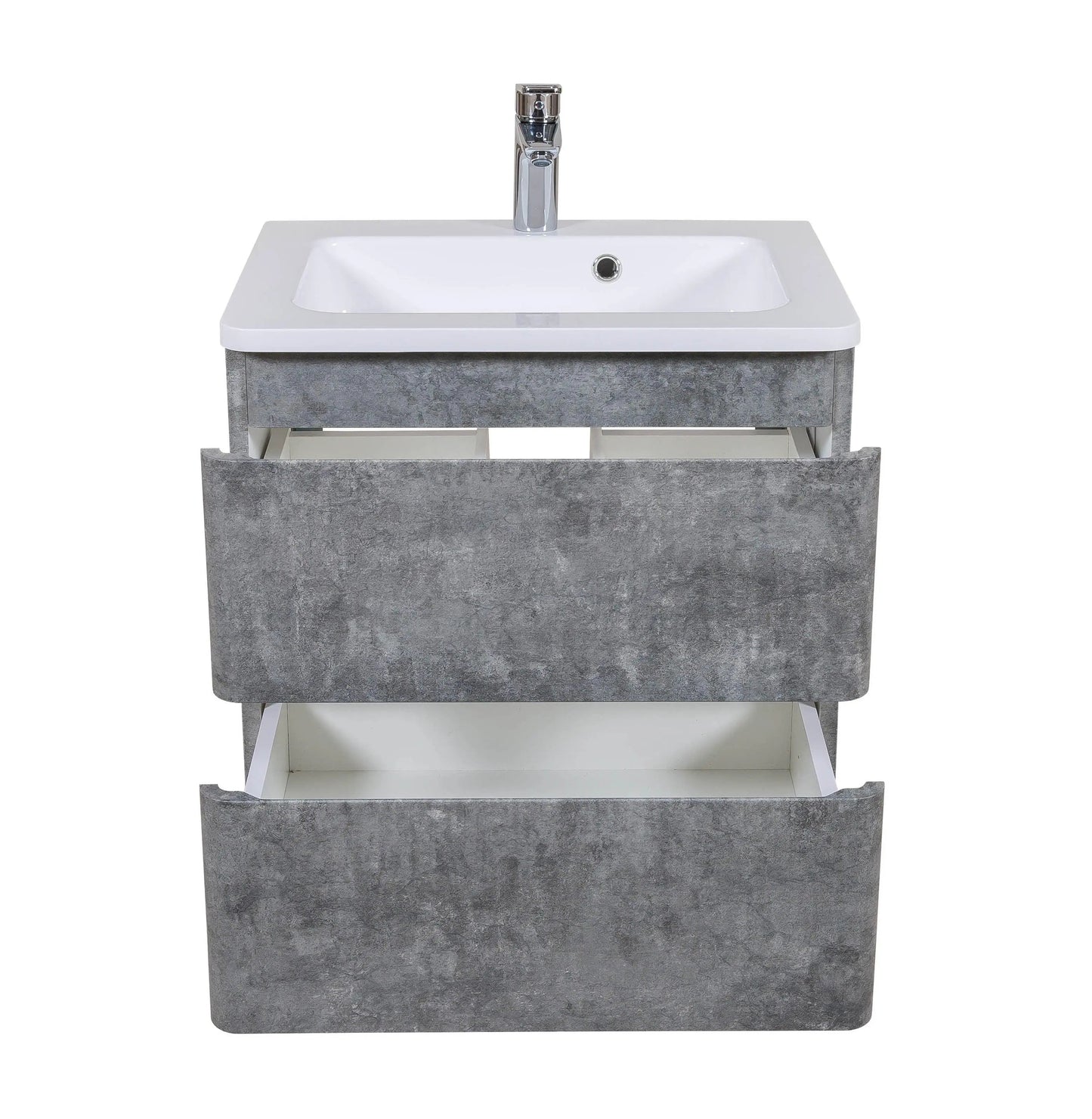 Mobilier de baie suspendat Accent gri