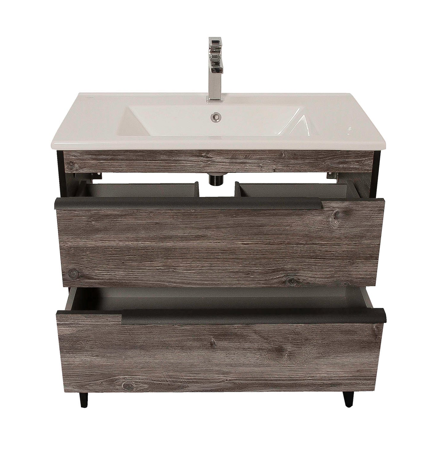 Mobilier baie suspendat  Neo Loft, Oak moras