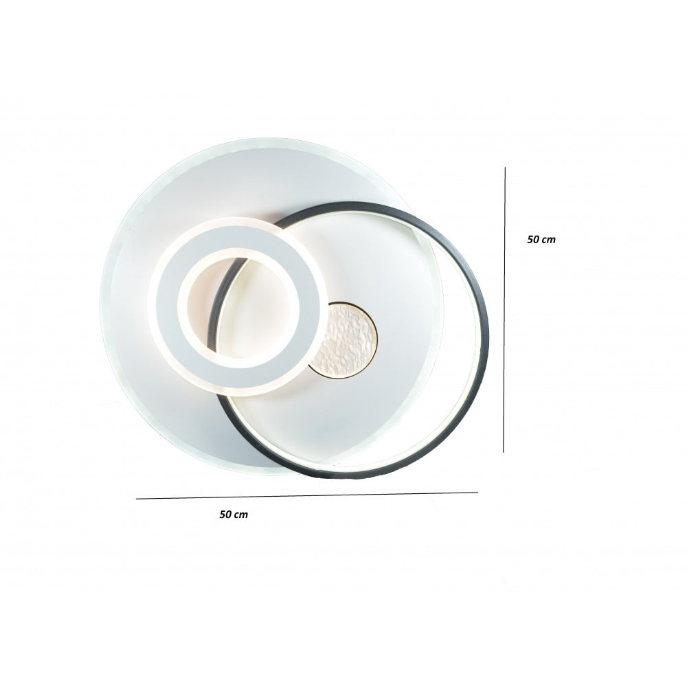 Plafoniera Led Cu Telecomanda, Lightman, Light 9043, 50 Cm,67w-67w