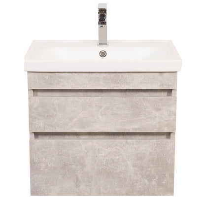 Mobilier de baie suspendat Vintage, Industrial