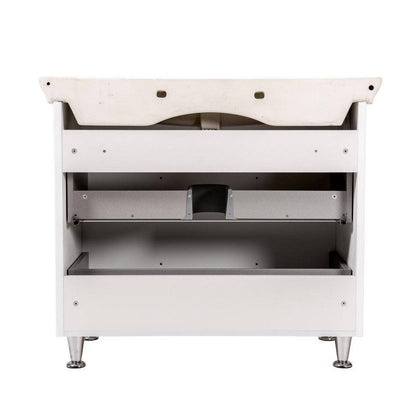 Mobilier de baie pe pardoseală Paola, Alb