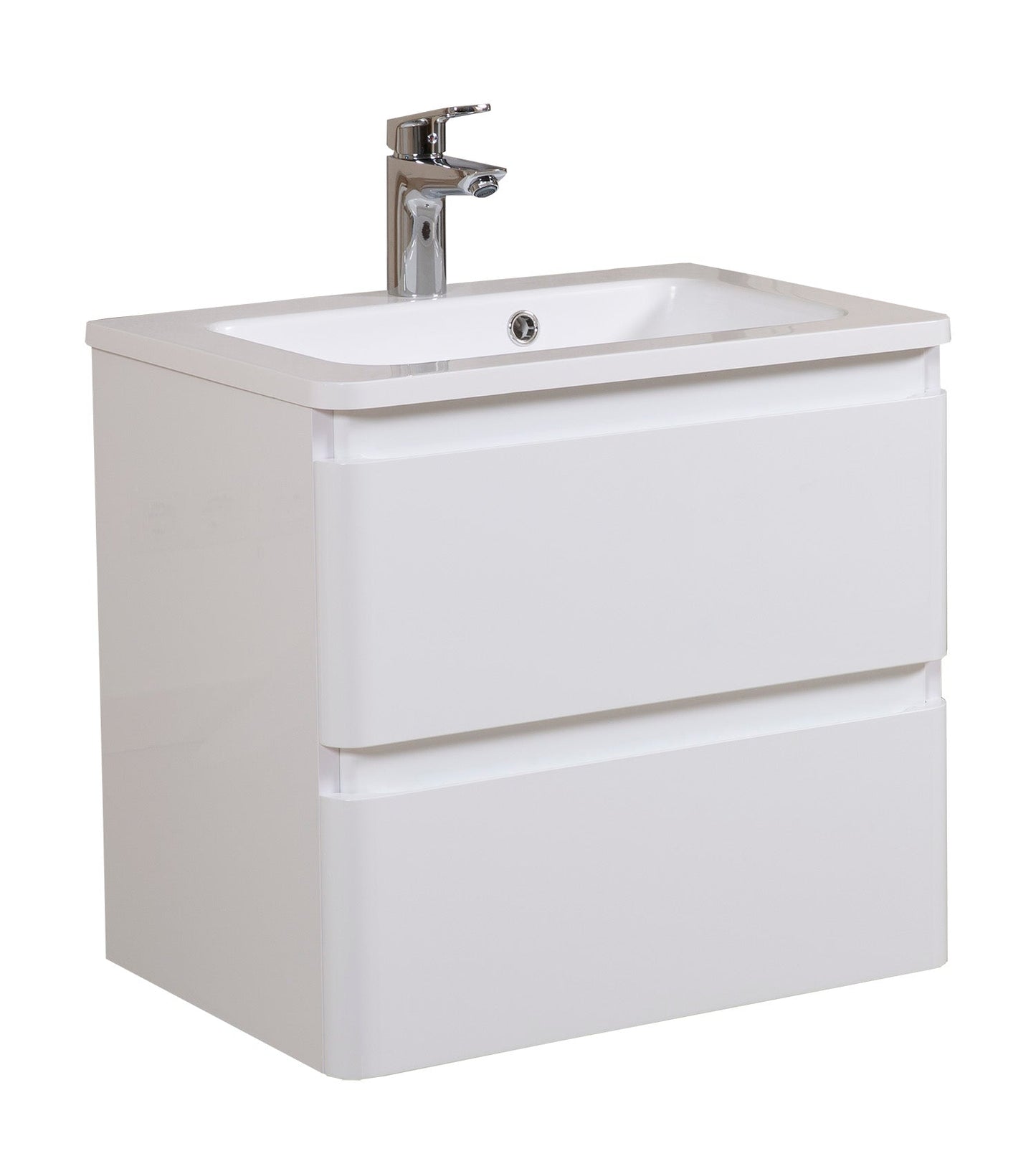 Mobilier de baie suspendat Accent alb