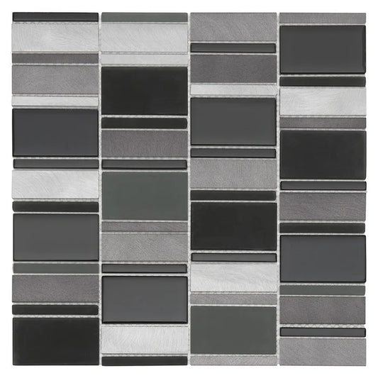 Mozaic Allumi Piano Grey 73 29,3×29,8