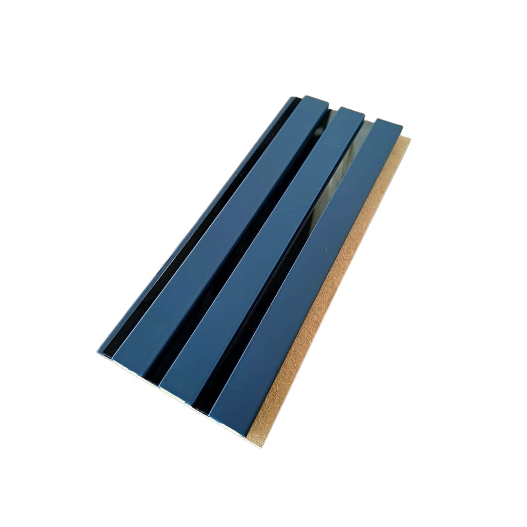 Panou Riflaj Decorativ Mdf, Bazalt & Negru