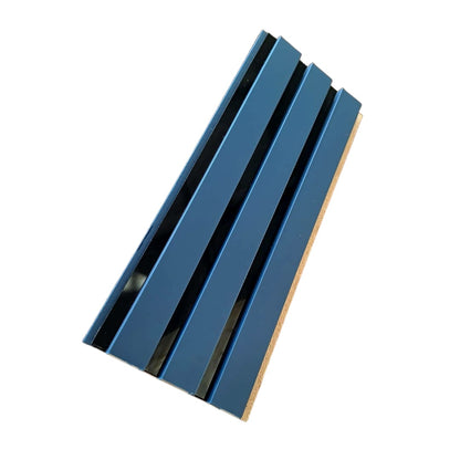 Panou Riflaj Decorativ Mdf, Bazalt & Negru
