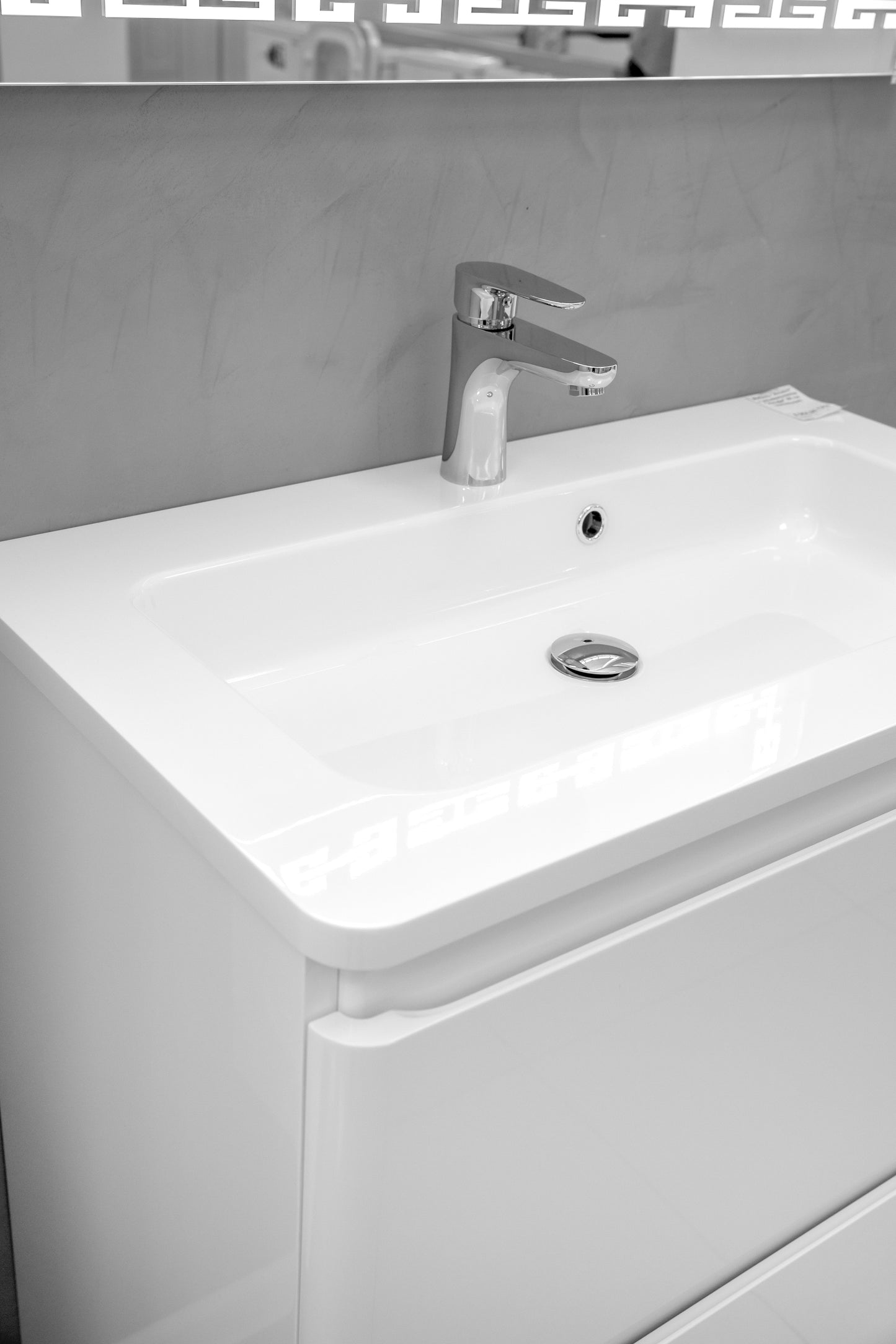 Mobilier de baie suspendat Accent alb