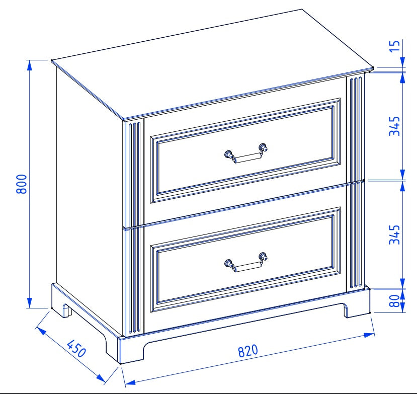 Mobilier de baie pe pardoseală cu blat, Oxford, Dark Grey