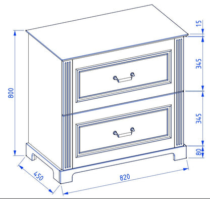 Mobilier de baie pe pardoseală cu blat, Oxford, Dark Grey