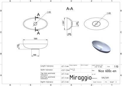 Lavoar pe blat Nice, Miraggio