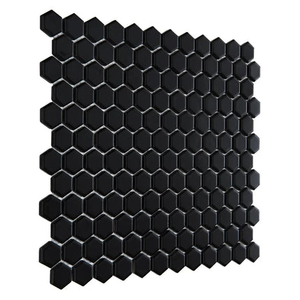 Mozaic Mini Hexagon Black 30×26