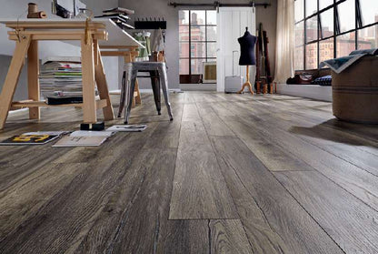 Parchet laminat Stejar Harbour Gri Amazone 3572 10/33, Kronotex