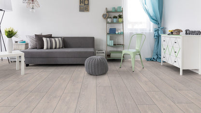 Parchet laminat Stejar Capital Alb Robusto 2800 12/33, Kronotex