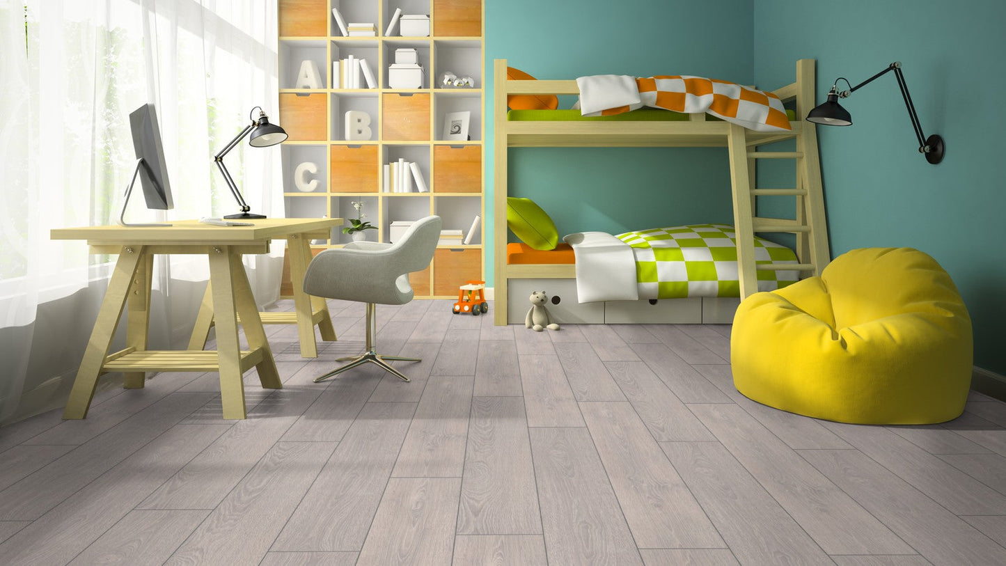 Parchet laminat Stejar Capital Alb Robusto 2800 12/33, Kronotex