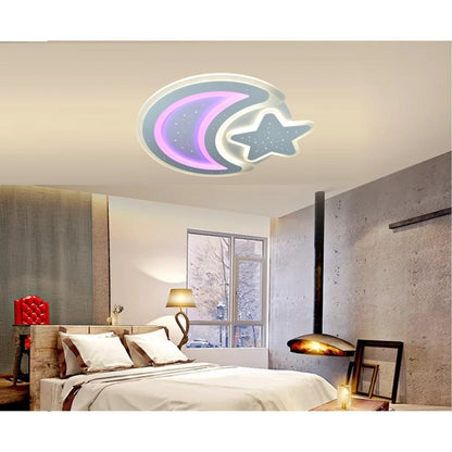 Plafoniera Led Cu Telecomanda, Lightman, Light 9055-Rgb, 200 W, 52 Cm