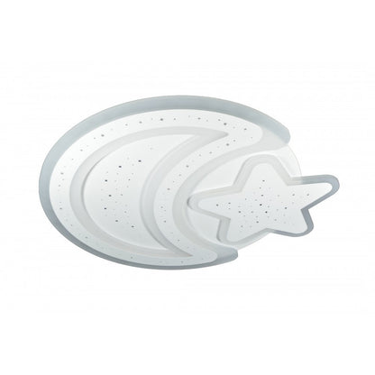 Plafoniera Led Cu Telecomanda, Lightman, Light 9055-Rgb, 200 W, 52 Cm