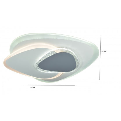 Plafoniera Led Cu Telecomanda, Lightman, Light 9048, 52 Cm, 46w-46w