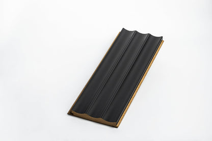 Panou Riflaj Decorativ Mdf Vague, Gri Antracit