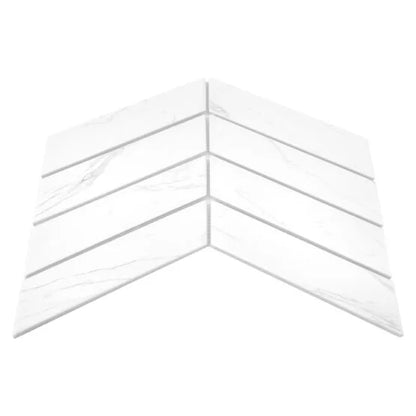 Mozaic Royal Chevron Carrara 31,8×22,4
