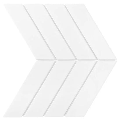 Mozaic Royal Chevron White 31,8×22,4
