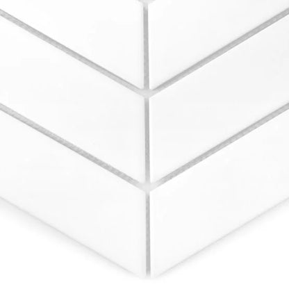 Mozaic Royal Chevron White 31,8×22,4