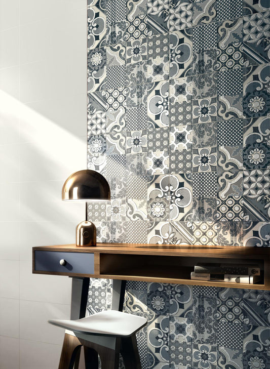 Faianță Decoro Vintage Bianco Fantasy Ragno