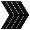 Mozaic Royal Chevron Black Matt 31,8×22,4