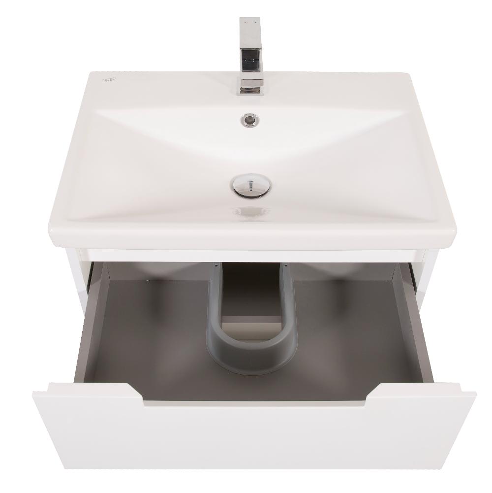 Mobilier de baie suspendat Infinity, Alb
