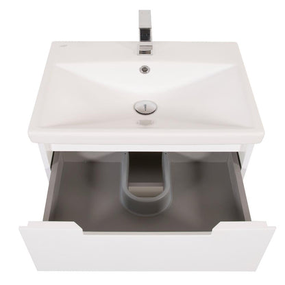 Mobilier de baie suspendat Infinity, Alb