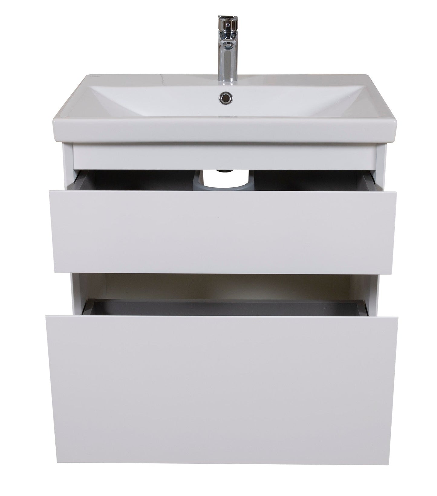 Mobilier de baie suspendat Elite, Alb Mat