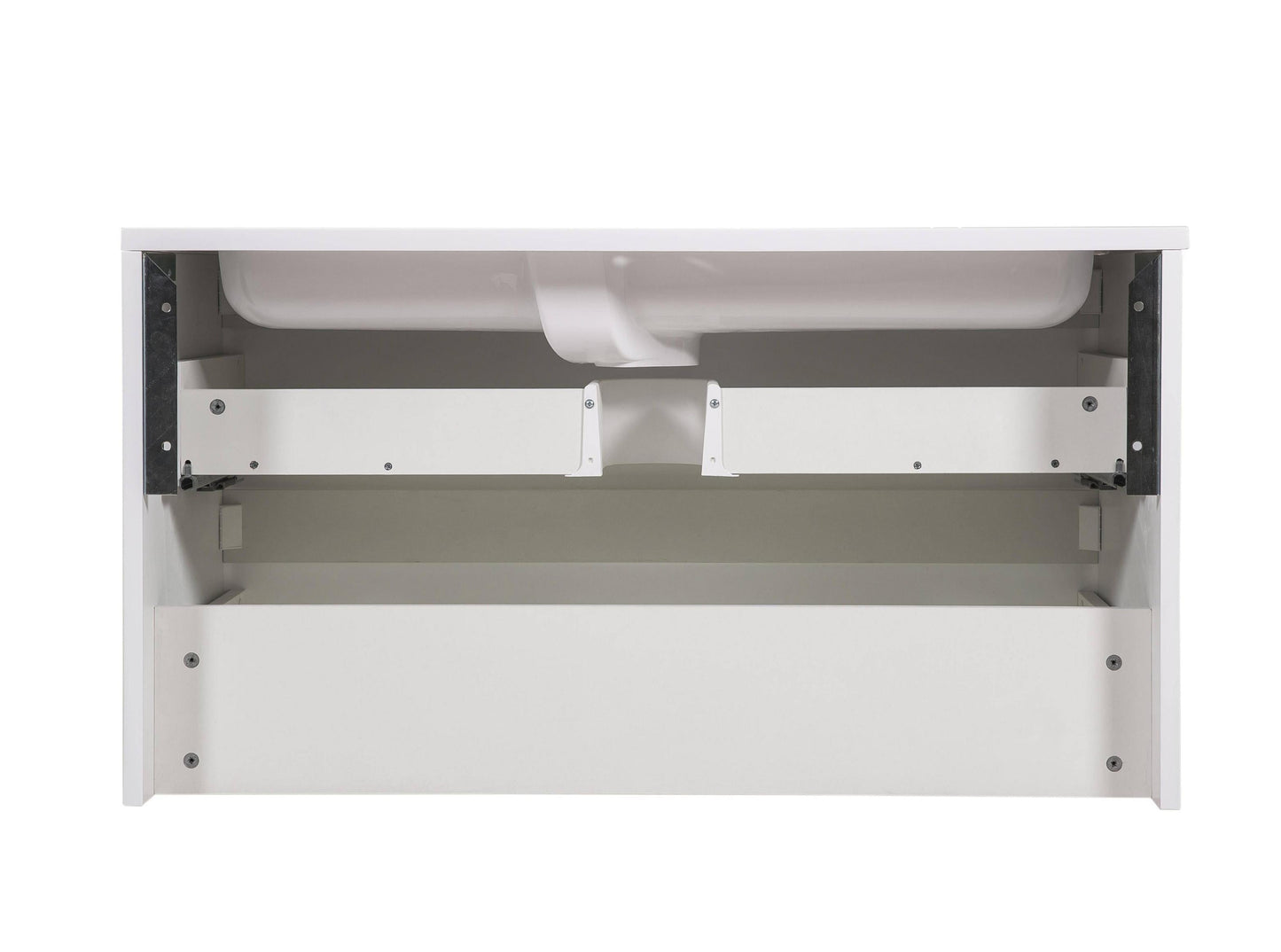 Mobilier de baie suspendat Accent alb