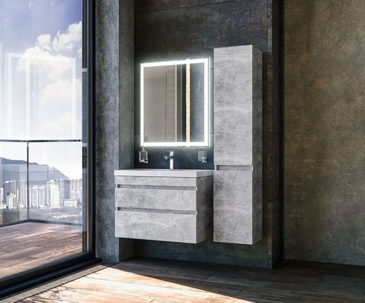 Mobilier de baie suspendat Vintage, Industrial