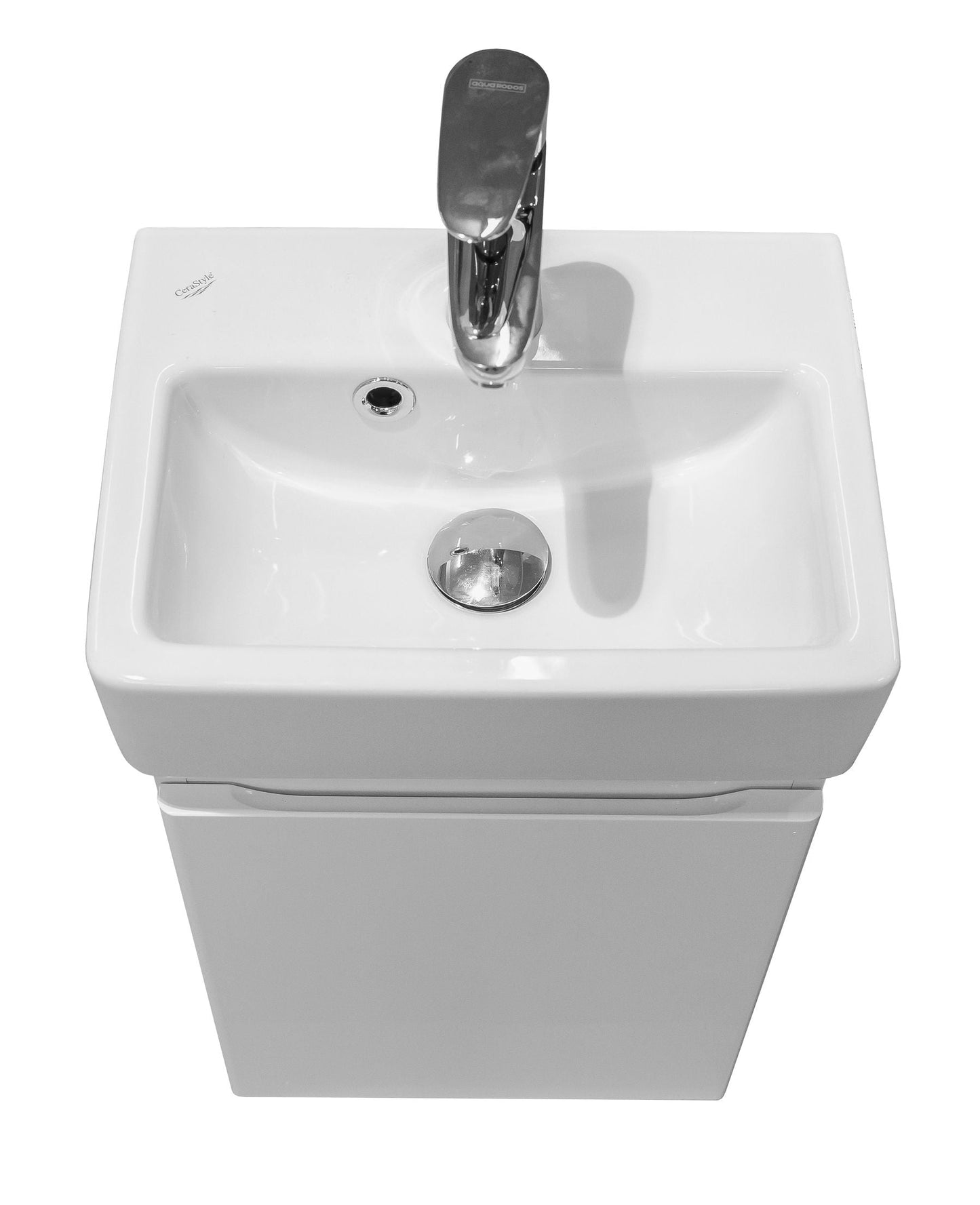 Mobilier de baie suspendat Accent alb