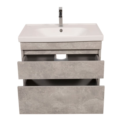 Mobilier de baie suspendat Vintage, Industrial