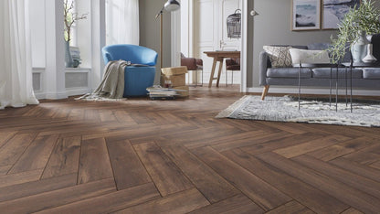 Parchet laminat Stejar Calais Herringbone D4766 8/32, Kronotex