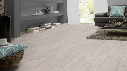 Parchet laminat Stejar Capital Alb Robusto 2800 12/33, Kronotex