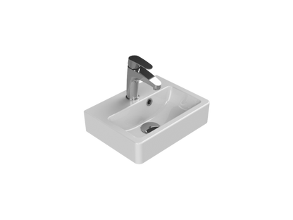 Mobilier de baie suspendat Accent alb