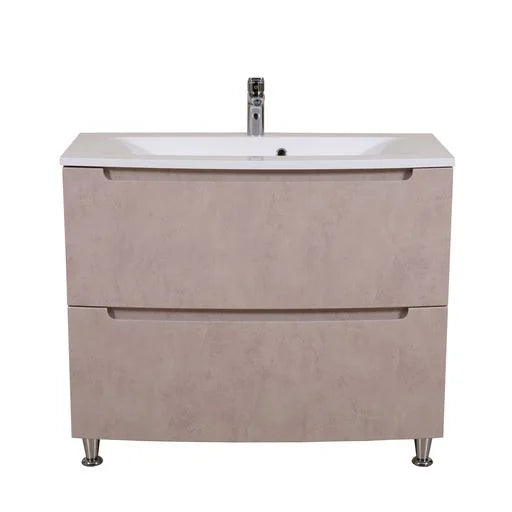 Mobilier de baie pe pardoseală Headway beton-beige