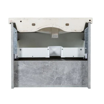 Mobilier de baie suspendat Edda, Beton