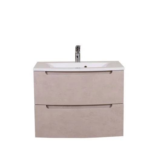 Mobilier de baie suspendat Headway beton-beige