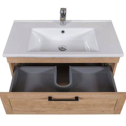 Mobilier de baie suspedat Inari, Oak Nebraska