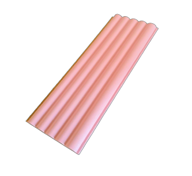 Panou Riflaj Decorativ Mdf, Pink Wave