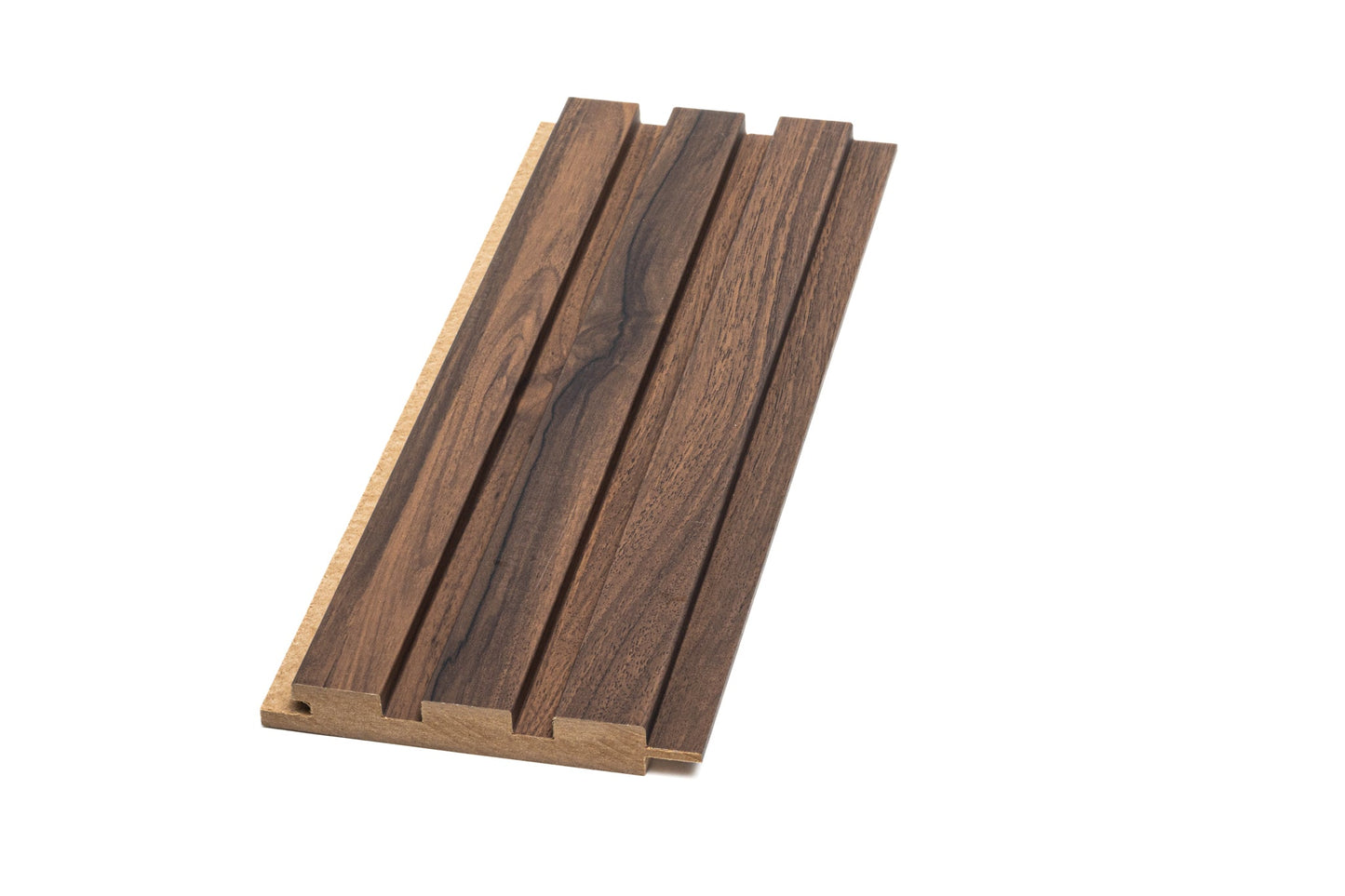 Panou Riflaj Decorativ Mdf, Stejar Inchis