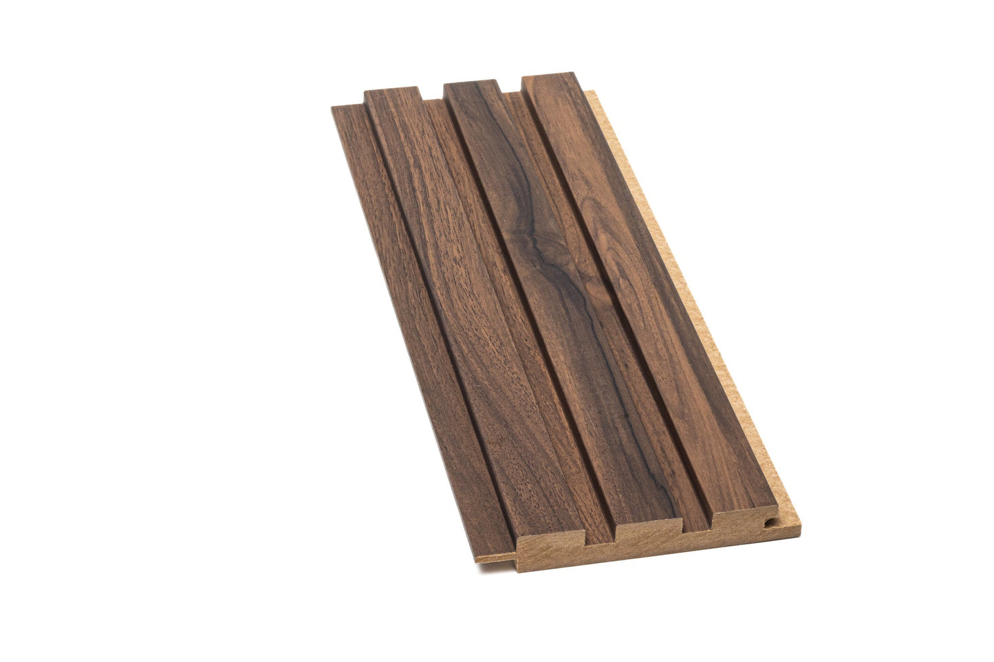 Panou Riflaj Decorativ Mdf, Stejar Inchis
