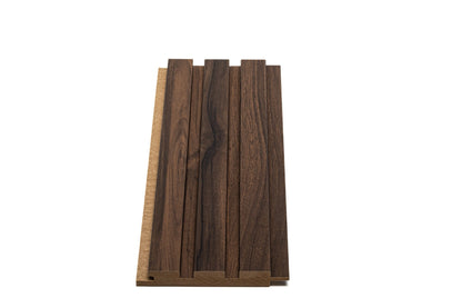 Panou Riflaj Decorativ Mdf, Stejar Inchis