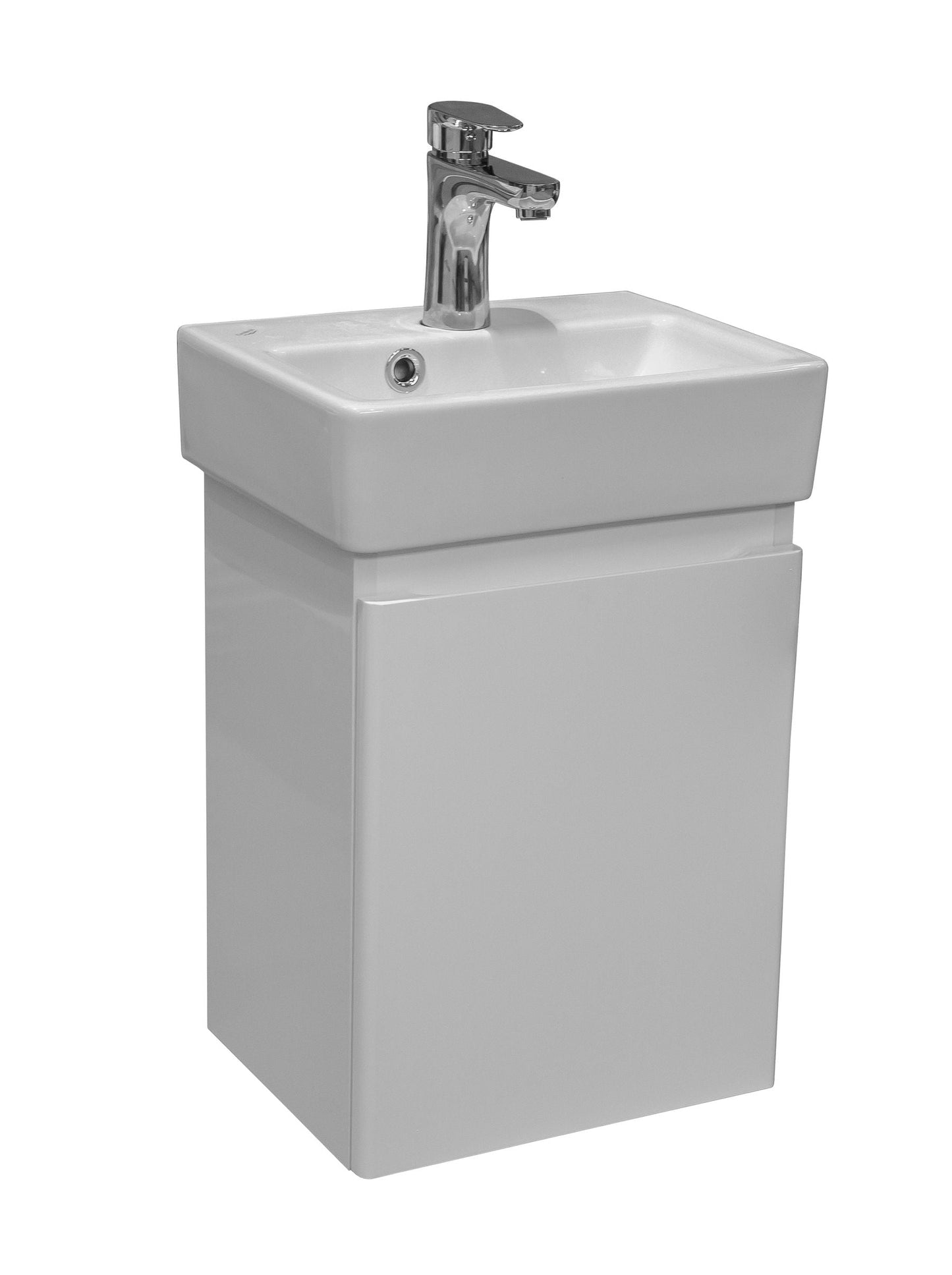 Mobilier de baie suspendat Accent alb
