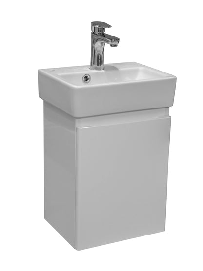 Mobilier de baie suspendat Accent alb
