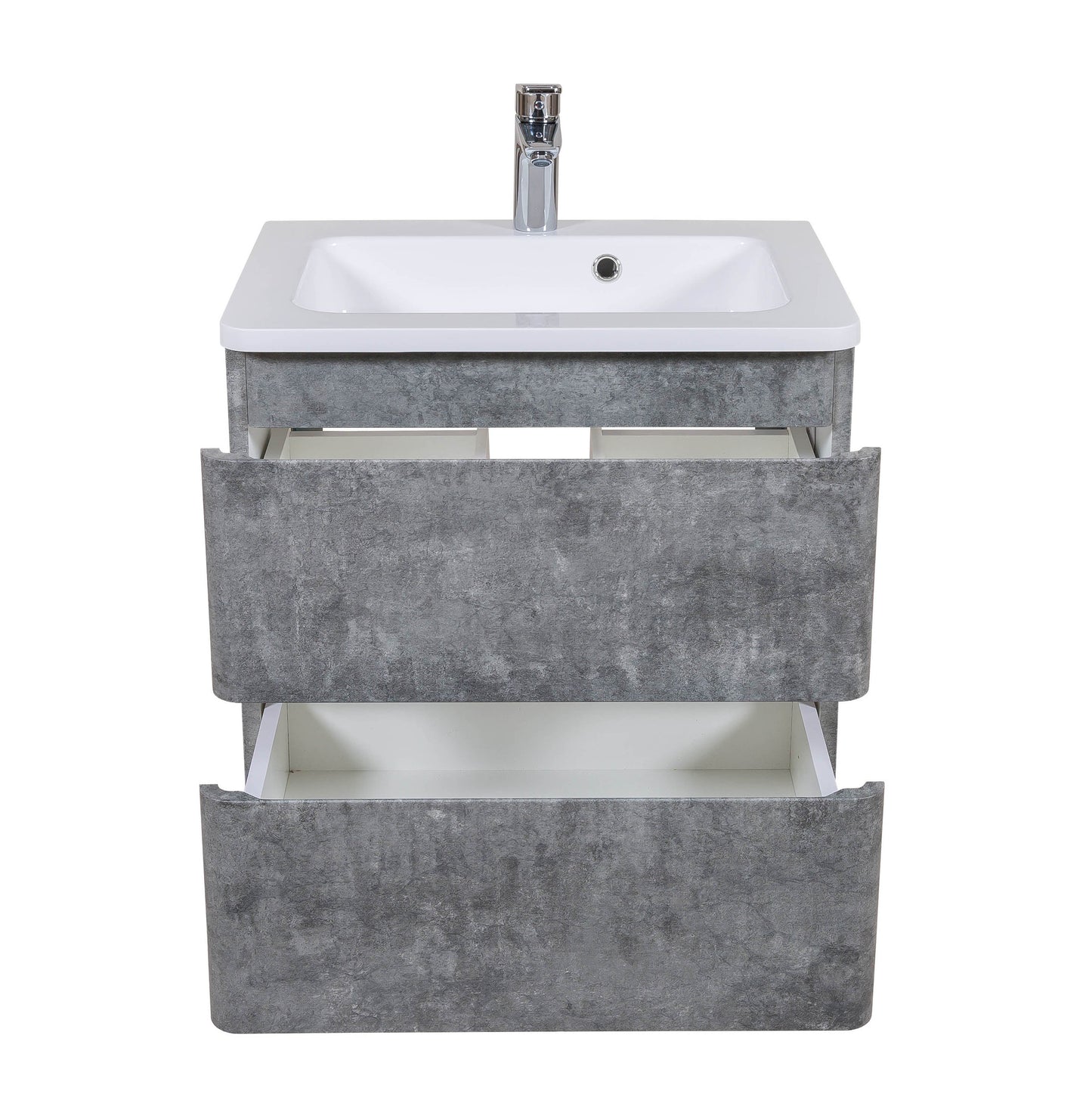 Mobilier de baie suspendat Accent gri